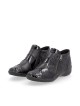 Chaussures confort noires bi-matière REMONTE