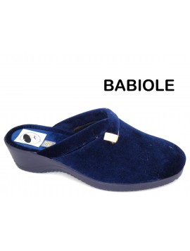 Pantoufles femme bleues LA-BANDE-À-MICH’