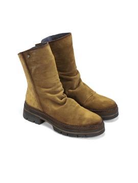 Bottines en daim moutarde DORKING
