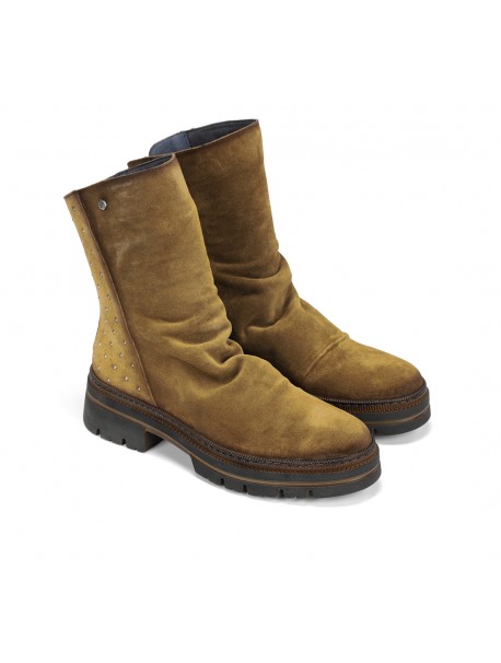 Bottines en daim moutarde DORKING