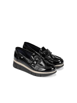 Mocassins compensés noirs DORKING