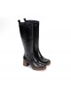 Bottes en cuir noires DORKING