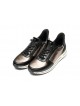 Baskets bicolores noires et or ARA