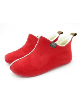 Pantoufles lutin rouge CALZAMUR