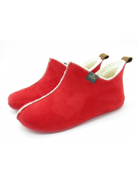 Pantoufles lutin rouge CALZAMUR