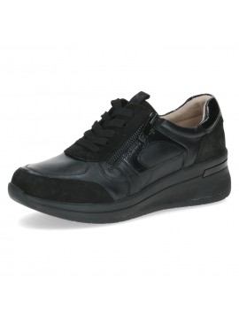 Baskets en cuir noires CAPRICE