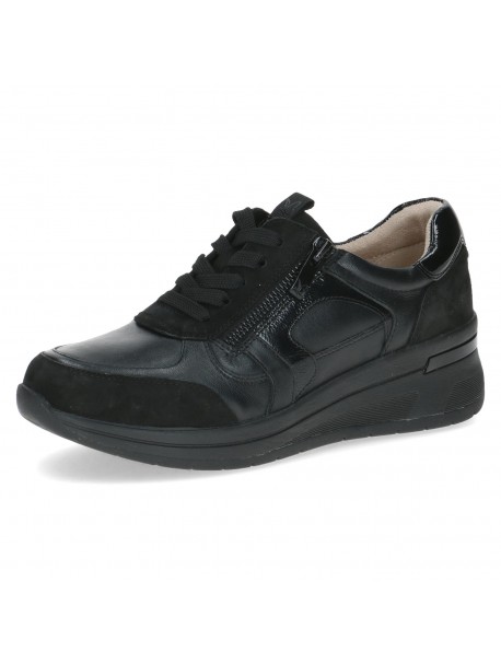 Baskets en cuir noires CAPRICE
