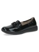 Mocassins noirs vernis CAPRICE