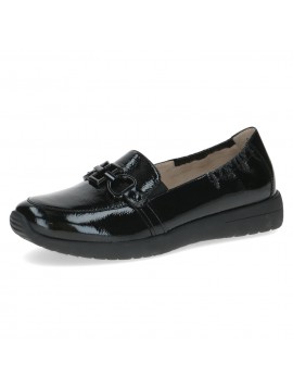 Mocassins noirs vernis CAPRICE