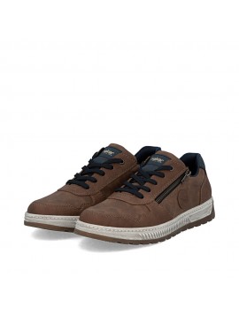 Baskets pour homme marron faciles à enfiler RIEKER