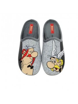 Pantoufles Astérix grises LA MAISON DE L’ESPADRILLE