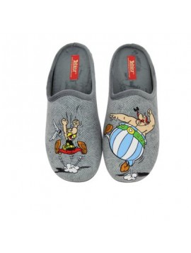 Pantoufles Astérix et Obelix grises LA MAISON DE L’ESPADRILLE
