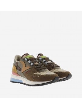 Victoria baskets femme multicolores marron retro