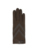 Gants tactiles isotoner marrons
