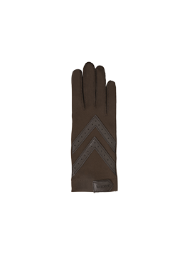 Gants tactiles isotoner marrons