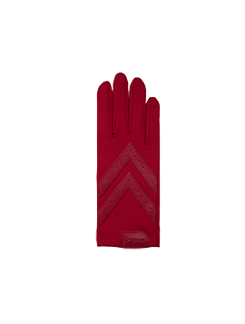 Gants tactiles isotoner rouges