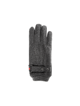 Gants gros tactiles tissu lainé Isotoner