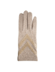 Gants tactiles isotoner beiges