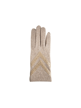 Gants tactiles isotoner beiges