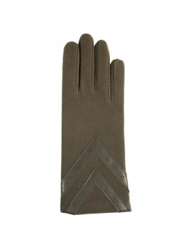 Gants tactiles Isotoner Kakis