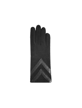 Gants tactiles polaires isotoner noirs