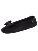 Chaussons ballerines noires ISOTONER