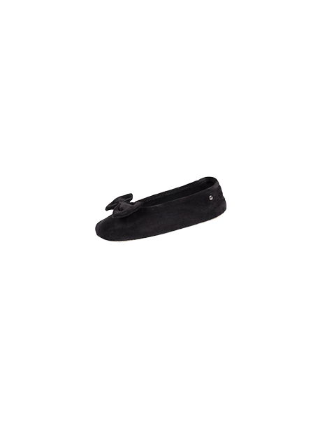 Chaussons ballerines noires ISOTONER