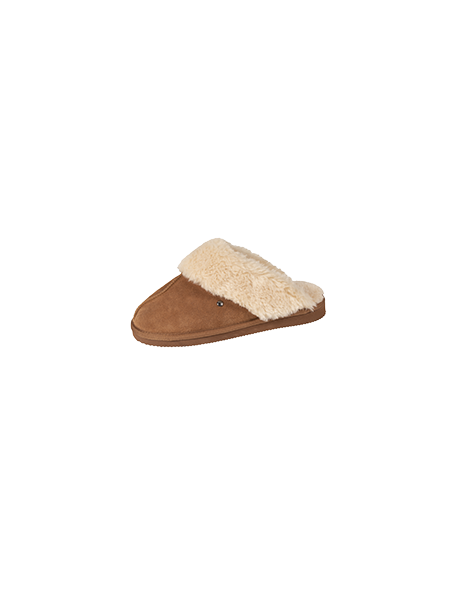 Pantoufles marron fourrées ISOTONER
