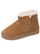 Chaussons boots fourrés marron ISOTONER