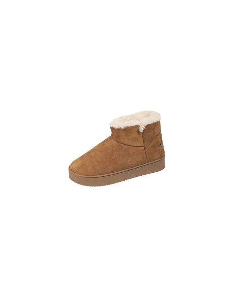 Chaussons boots fourrés marron ISOTONER