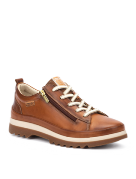 Baskets à lacets fermeture éclair marron PIKOLINOS