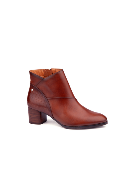 Bottines à talons cuir marron PIKOLINOS