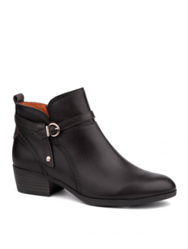 Bottines à talons noires PIKOLINOS