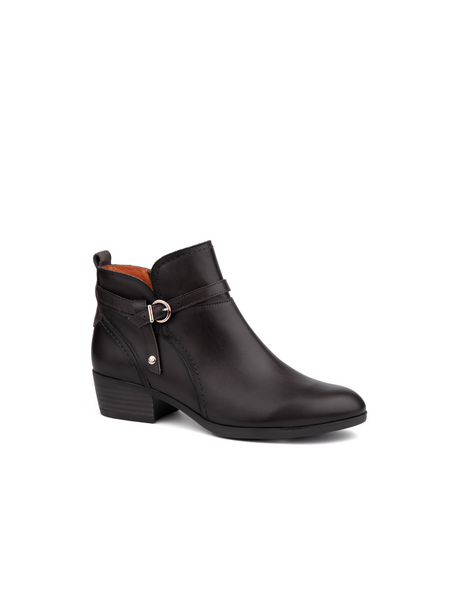 Bottines à talons noires PIKOLINOS