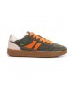 Baskets vertes et orange Teddy Smith homme