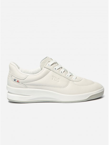 Basket, TBS, homme, cuir, modèle brandy, beige, lacet (Miclaure)