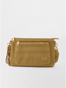 Pochette, TBS, femme, accessoire, toile, modèle jazapoch, jaune moutarde (Miclaure)