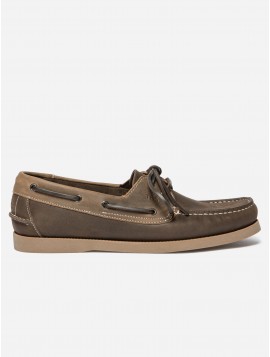 Mocassin, TBS, homme, cuir, modèle phenis, marron, lacet (Miclaure)