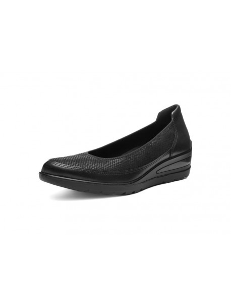 ARA Zurich 2.0 – Mocassins compensés femme noirs