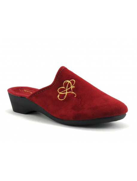 Semelflex Carene 2 – Mules à talon femme rouges