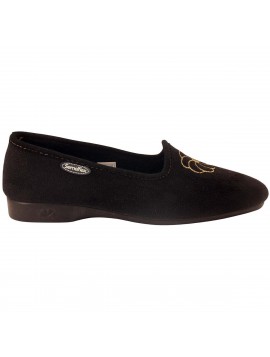 Semelflex Daisie – Chaussons femme noirs