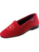 Semelflex Daisie – Chaussons femme rouges