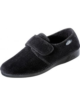 Semelflex Jason 2 – Chaussons homme à scratch noirs