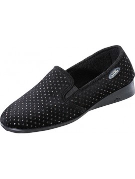 Semelflex Marie Christine 2 – Chaussons femme noirs