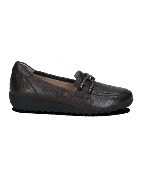 Caprice 9-24300-47 – Mocassins femme noirs en cuir souple