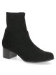 Caprice 9-25316-41 – Bottines femme noires stretch à talon