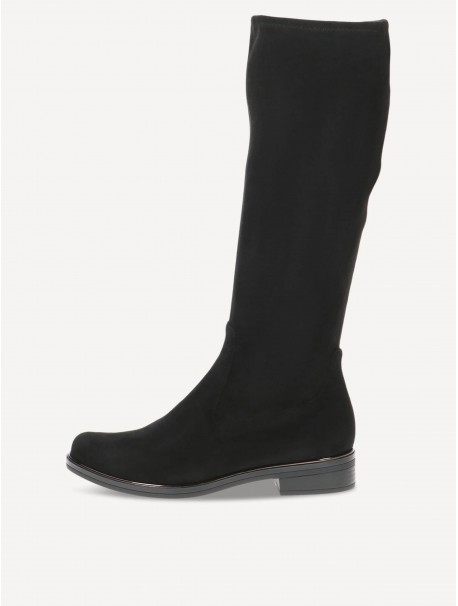 Caprice 9-25512-41 – Bottes femme noires stretch