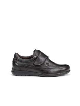 Fluchos Luca 8782 – Chaussures homme noires à scratch