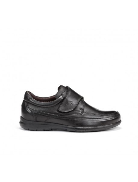 Fluchos Luca 8782 – Chaussures homme noires à scratch