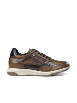 Fluchos Karter F2530 – Baskets homme marron à zip